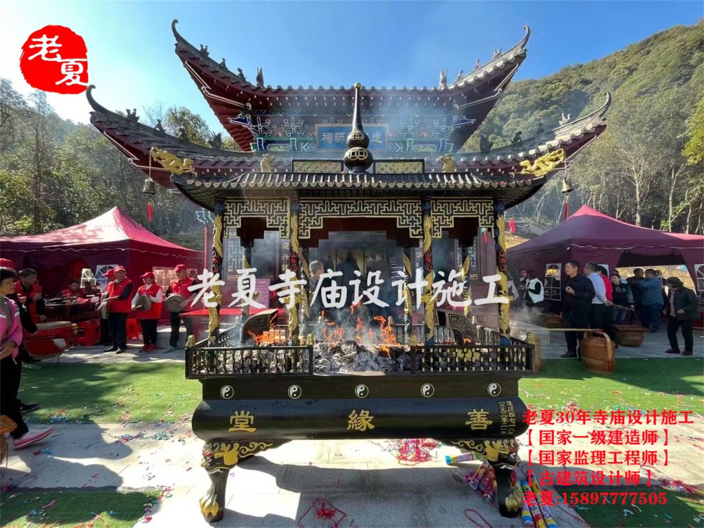 清远韶关寺庙设计图，湛江茂名寺庙设计效果图